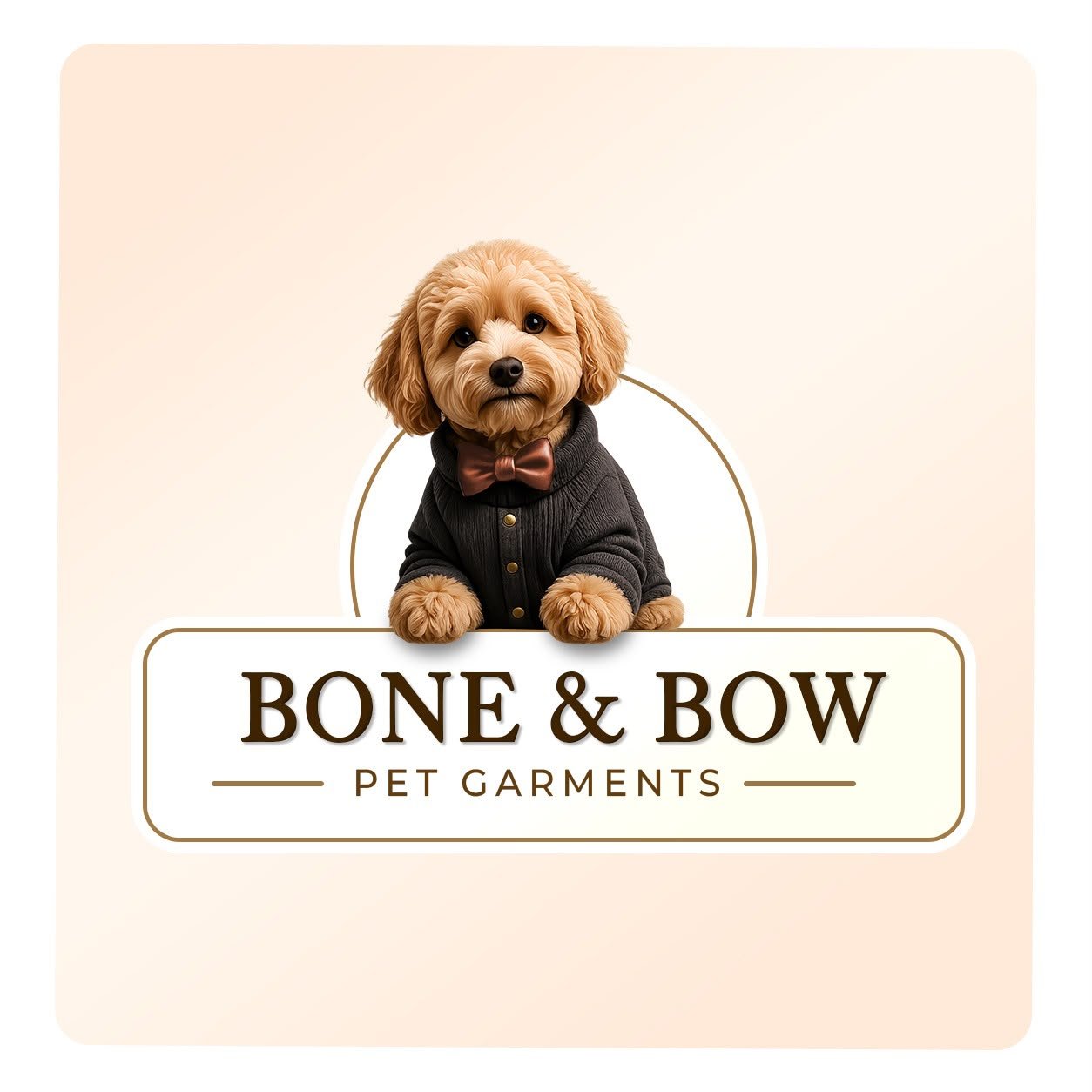 Bone & Bow Pet Garments — official logo